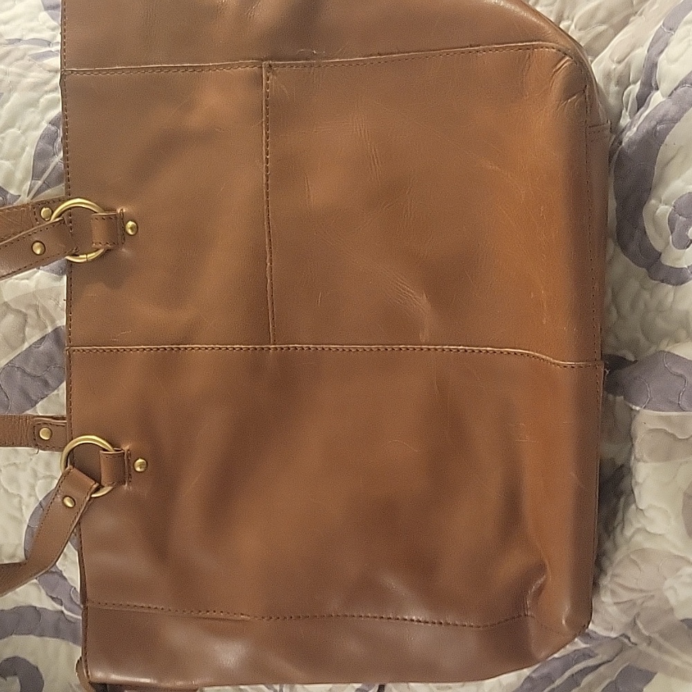 All leather BORN  shoulder bag - Picture 2 of 6